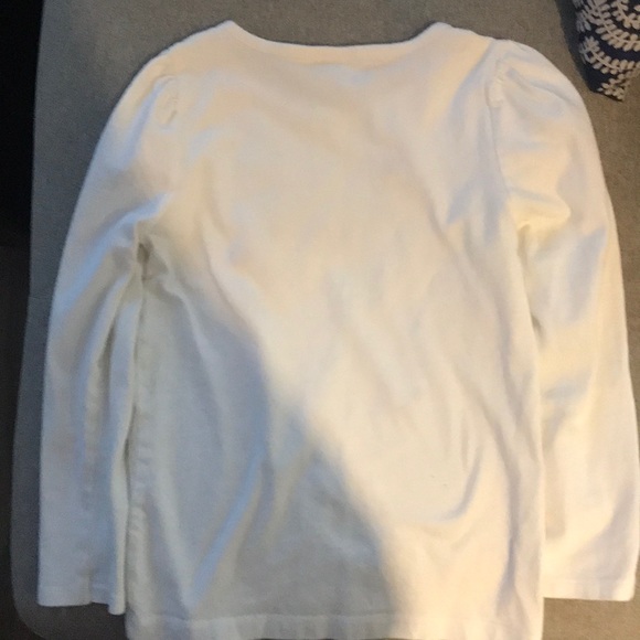 Gymboree white long sleeve shirt size 6 - Picture 3 of 4